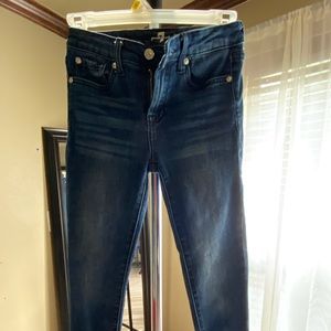 The Skinny Blue Jeans